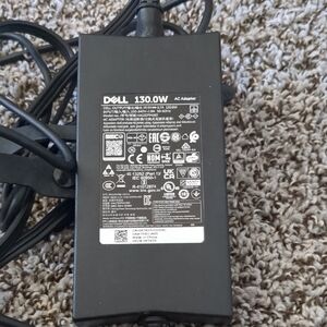 Dell Black AC Power Adapter with Integrated Cord